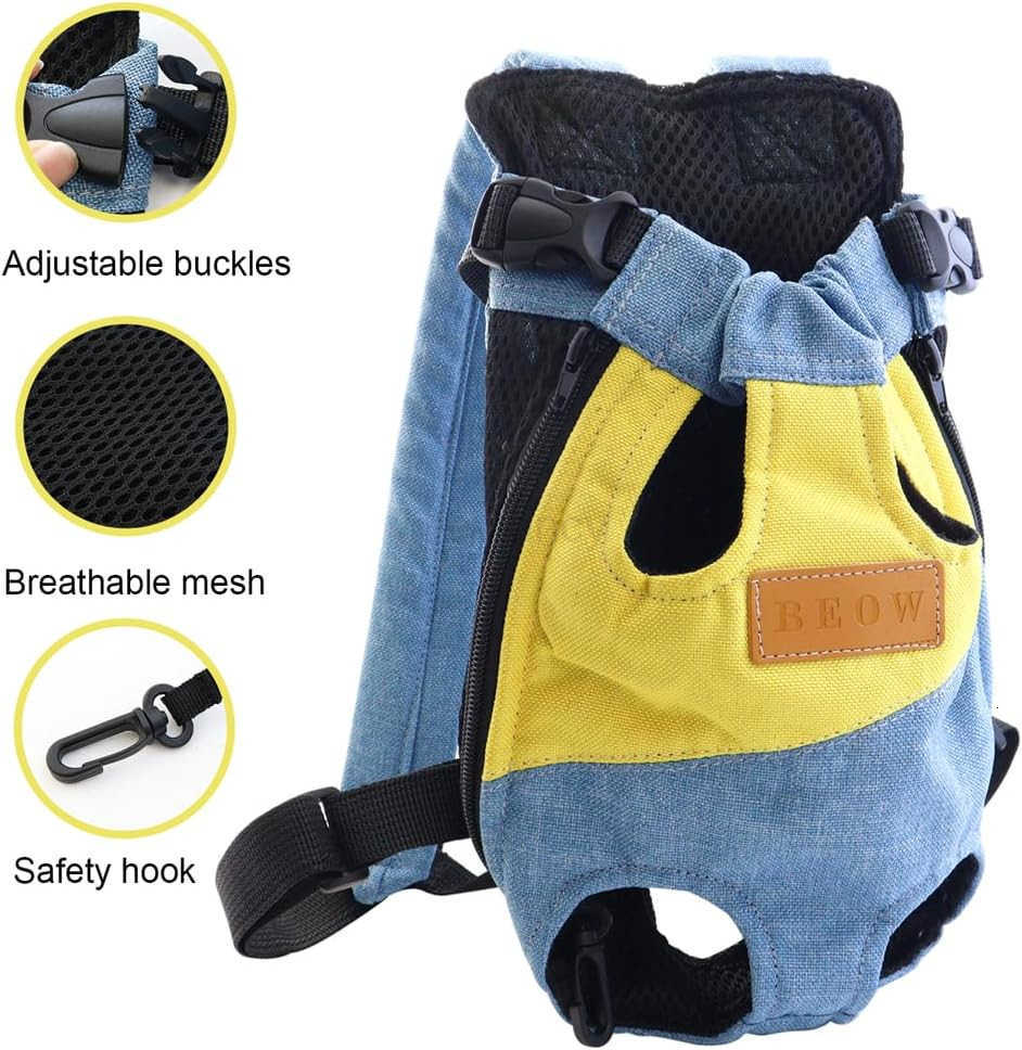 Backpack Adjustable Backpack Legs Out Easyfit ChEST Carrier for Medium Dogs CATs PuppiesW250912