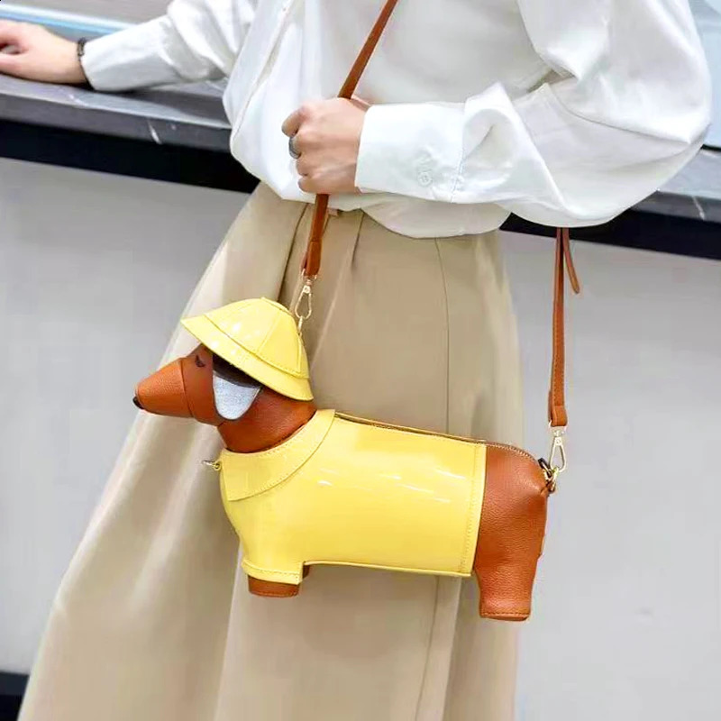 Purses and handbags For Women Leather crossbody shoulder bag Purse Cute dog shape Evening Party Womens 250912