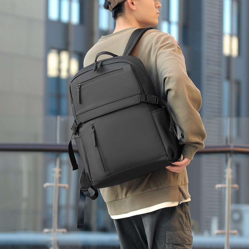 New Men S Backpack Luxury Bag Business Commuting Simple Designer Bag Elegant Waterproof Large Capacity College Free Shipping Student Laptop Backpack