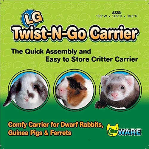 Ware Manufacturing TwistNGo Carrier for Small Pets Hamsters Ferrets Rats Guinea Pigs SmallW250912
