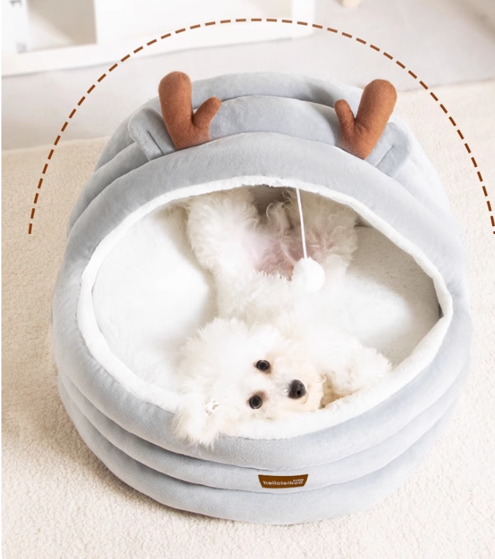 Winter Warming Small Dog Sleeping Bag: Portable, Machine Washable