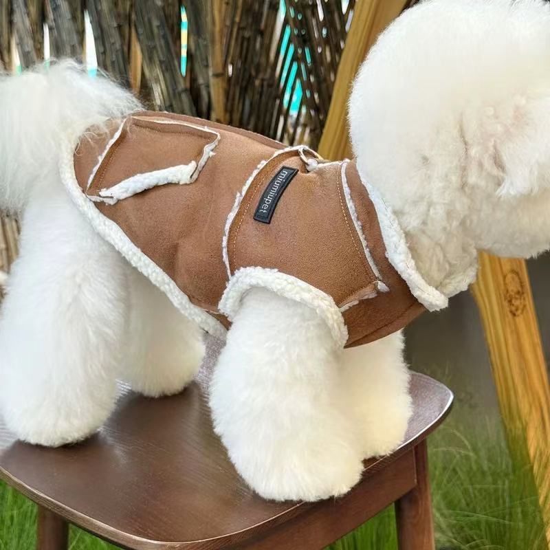 T1192 Pet autumn puppy belly protection clothes pajamas small puppy belly protection clothes cat Teddy four-legged clothes sterilization clothes