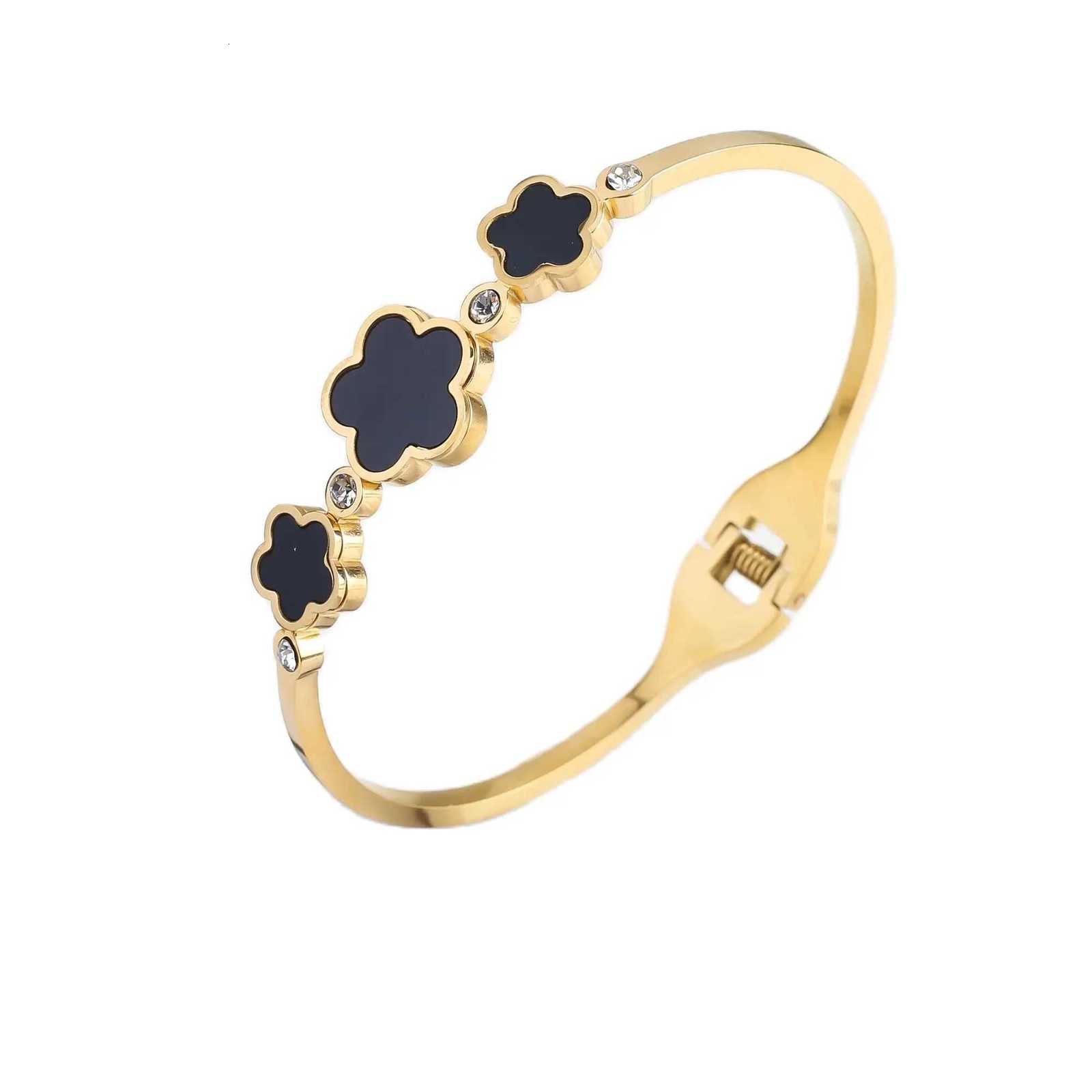 High Quality Hot Selling Plum Bloss Plant Five Flower Adjustable Bracelet Accories For Wens Luxury Jewelry S250912