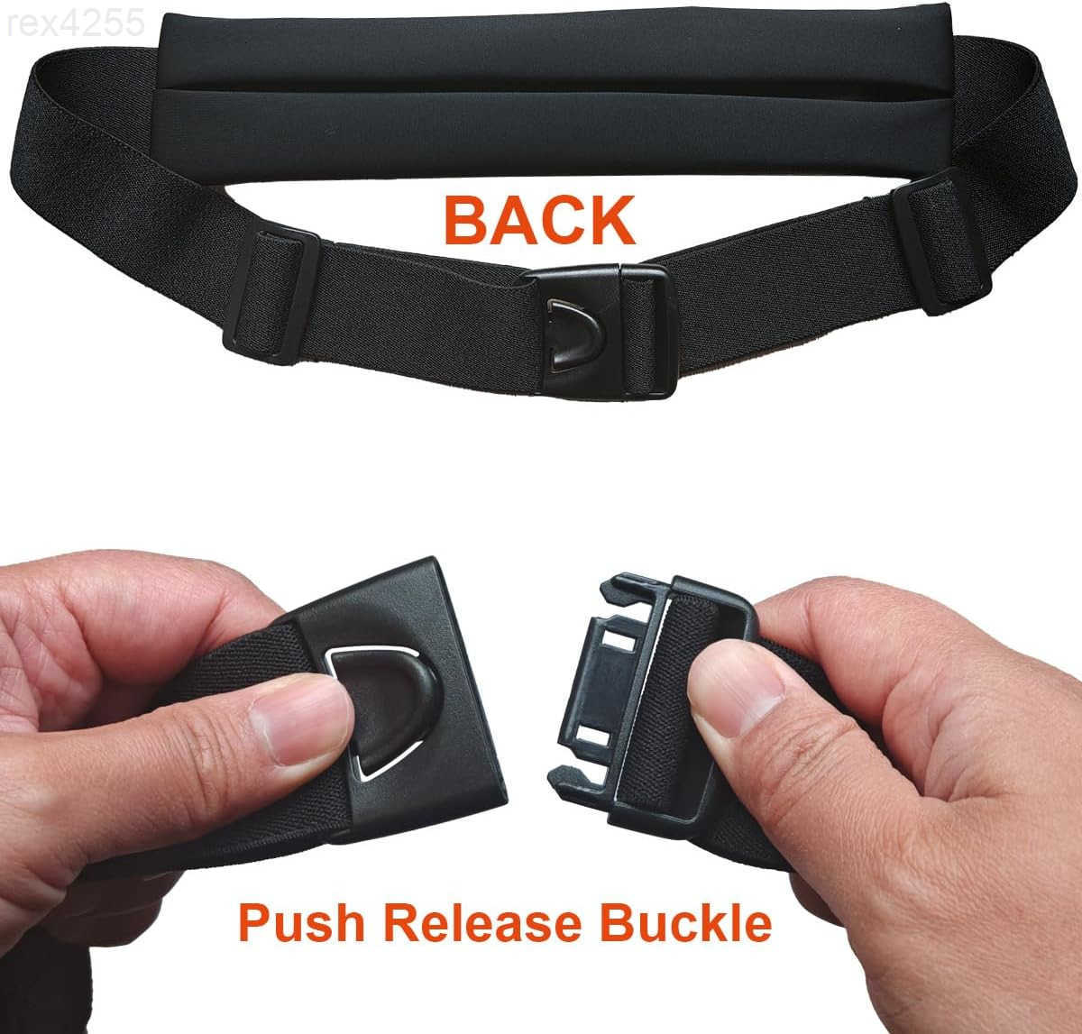 Running Belt Fanny Pack Slim Runners Waist Pack for Men Women Fits ALL Phones Money Belt Reflective Running Gear Accessories Fitness Phone Holder for 