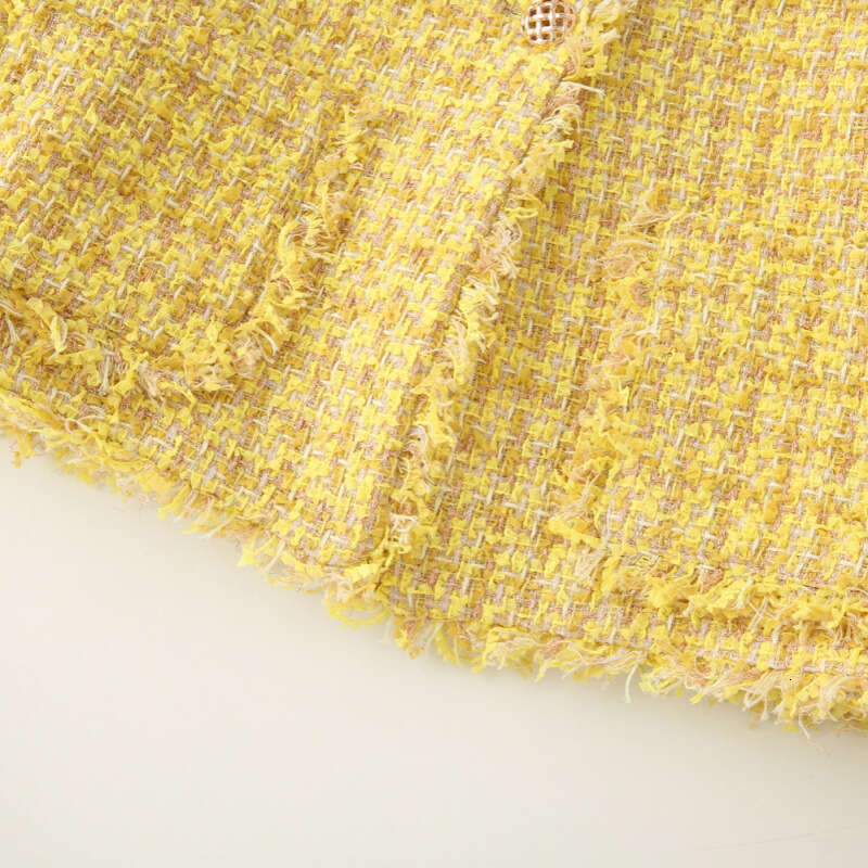 DHEssentials 2025 Autumn New Women's Fashion Two-tone Simple Versatile Long Sleeve Chanel-style Jacket