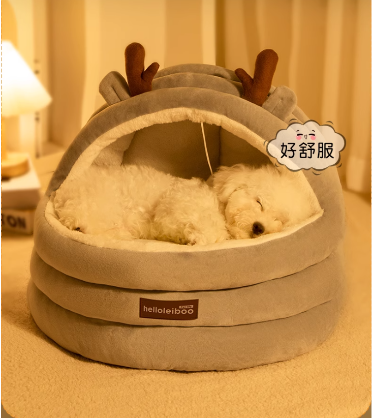 Winter Warming Small Dog Sleeping Bag: Portable, Machine Washable