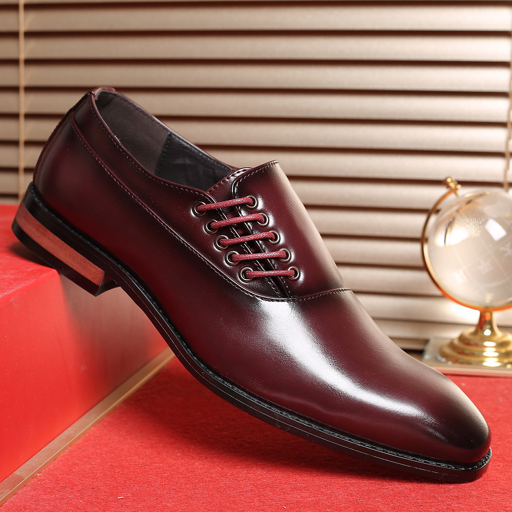 free shipping Leather Shoes Fashion Trend Single Business Men's Formal Leather Shoes Large Men's Shoes sneakers