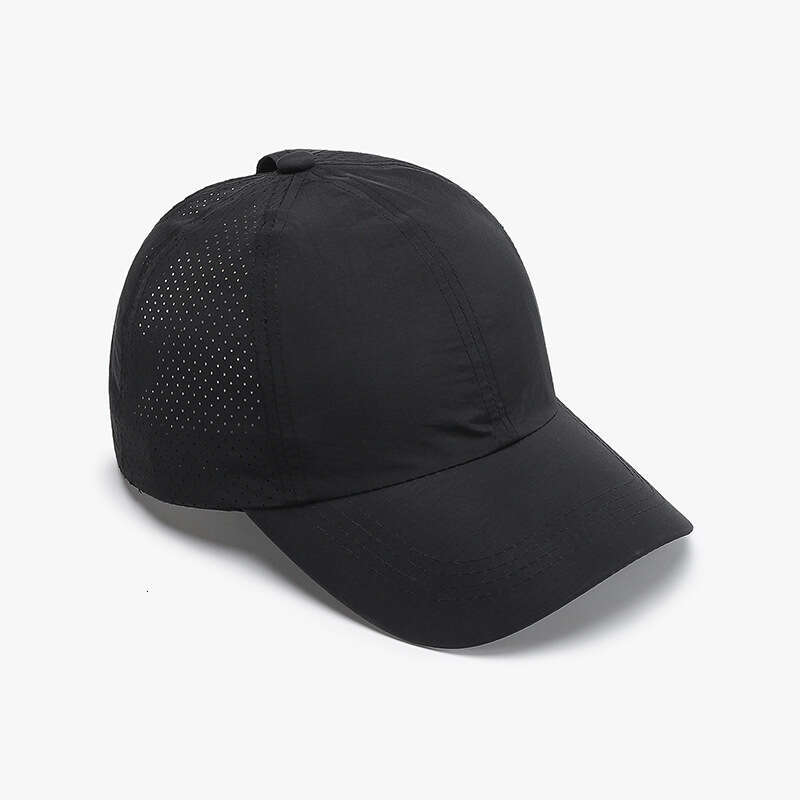 Plain Soft Top Quick-Dry Baseball for Women, Summer Cross Leak Ponytail Thin Breathable Mesh Outdoor Sun Protection Duckbill Cap