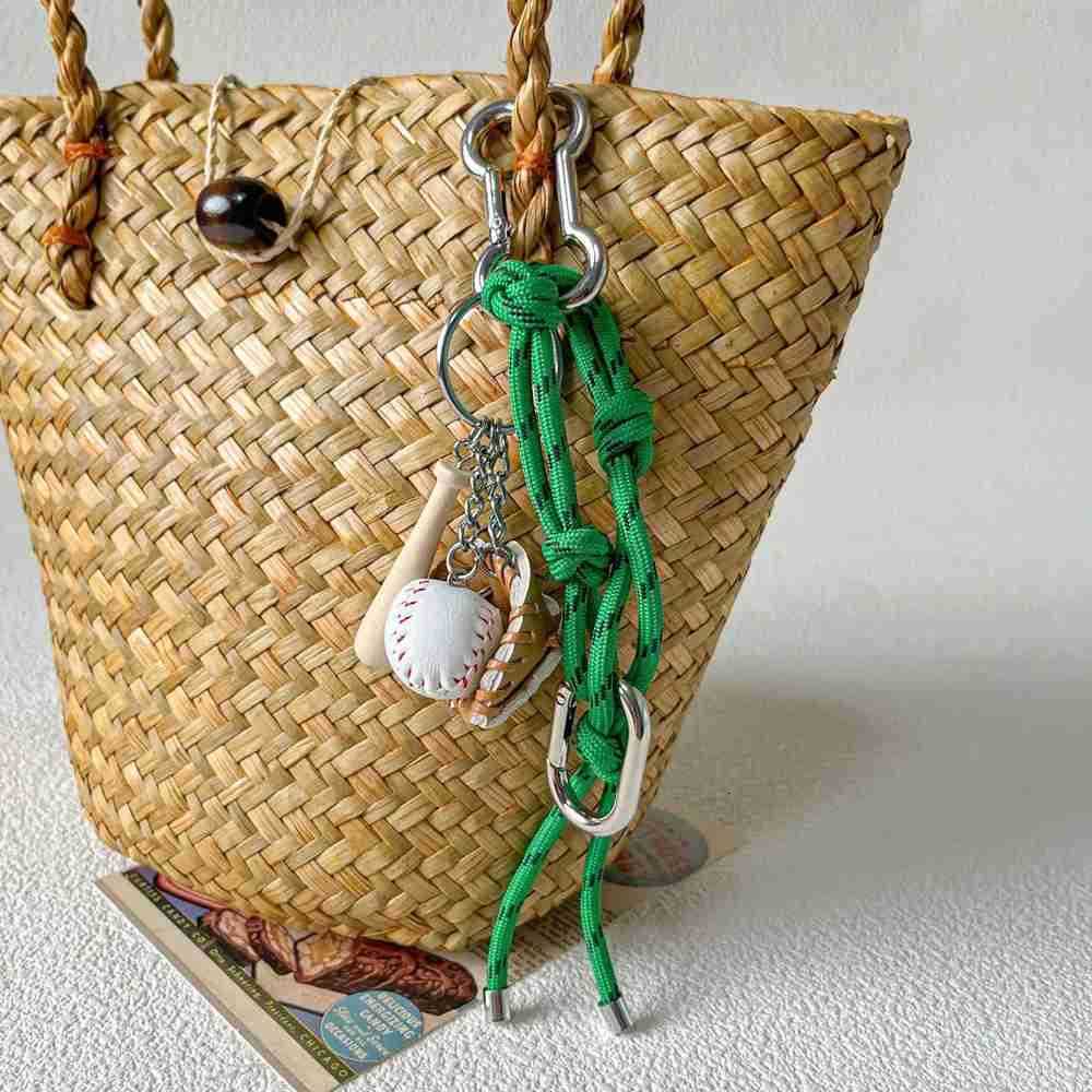 HOT Creative Colorful Braided Lanyard Keychain AntiLost Knot Nylon Rope Keyring For Women Men Car Bag Pendant Accessories Gifts M250912