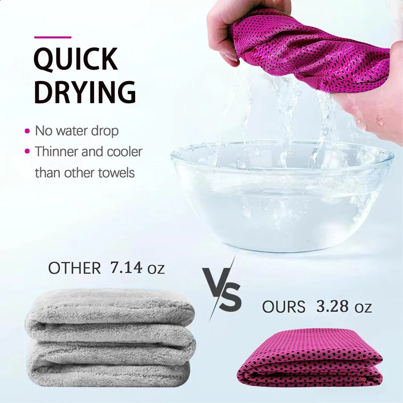 Sport Cooling Towel Microfiber Instant Cool Ice Face Towels for Gym Swimming Yoga Running Quickdry Towels Cooling Cloth 250911
