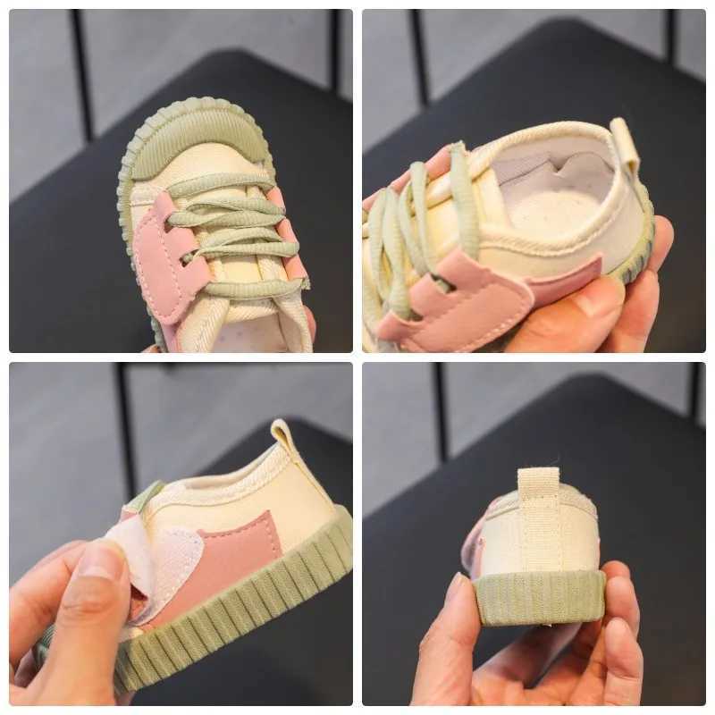 Kids Casual Shoes Boys Girls Canvas Shoes Fashion Lightweight Soft Childrens Flats Antislip Toddler Baby Shoes Kids Sneakers Y250912