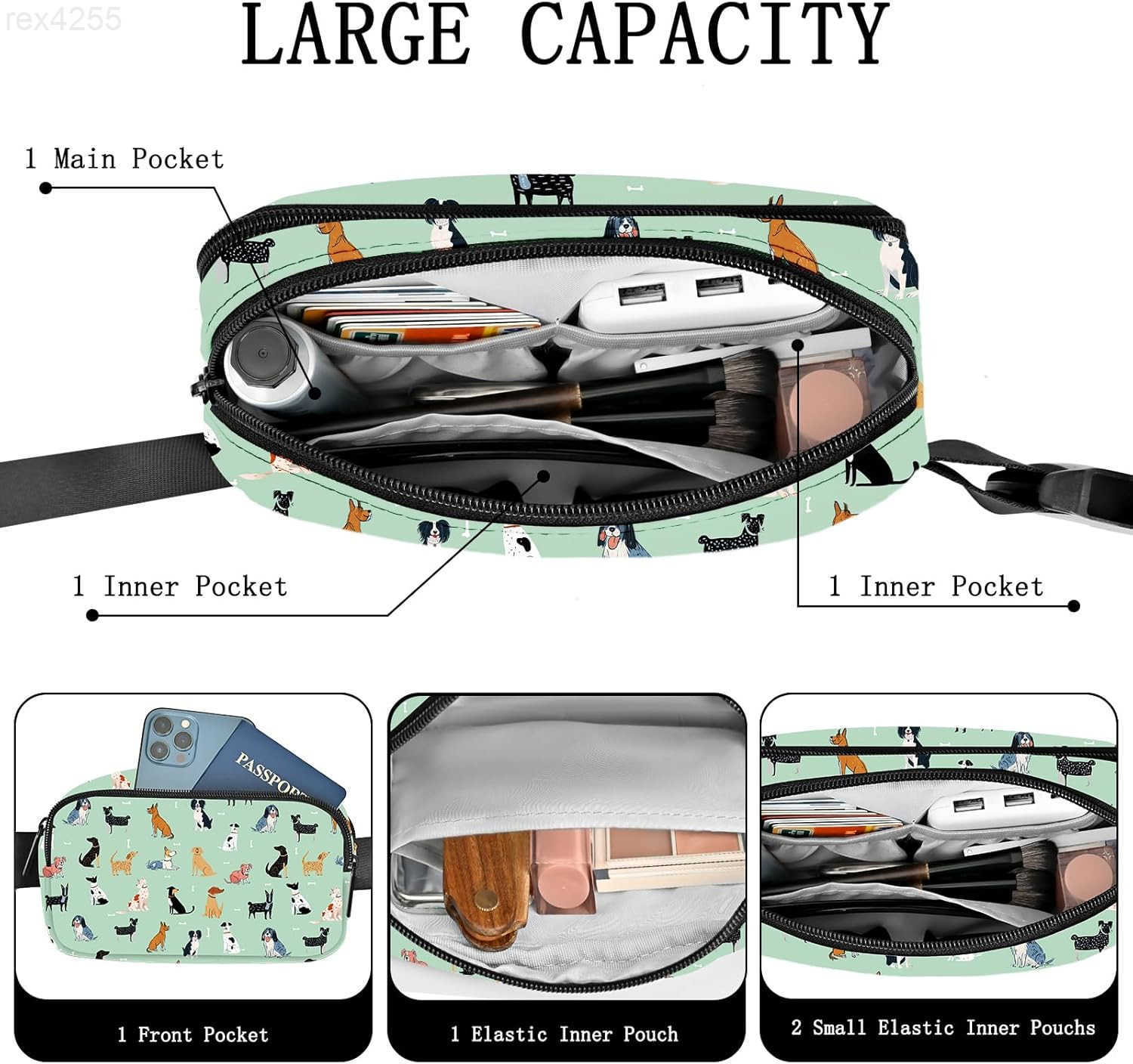 Fanny Pack Women Casual Belt Bag Fashion Waist Pack Easy for Store with Adjustable Strap Traveling Hiking Running WalkingW250912