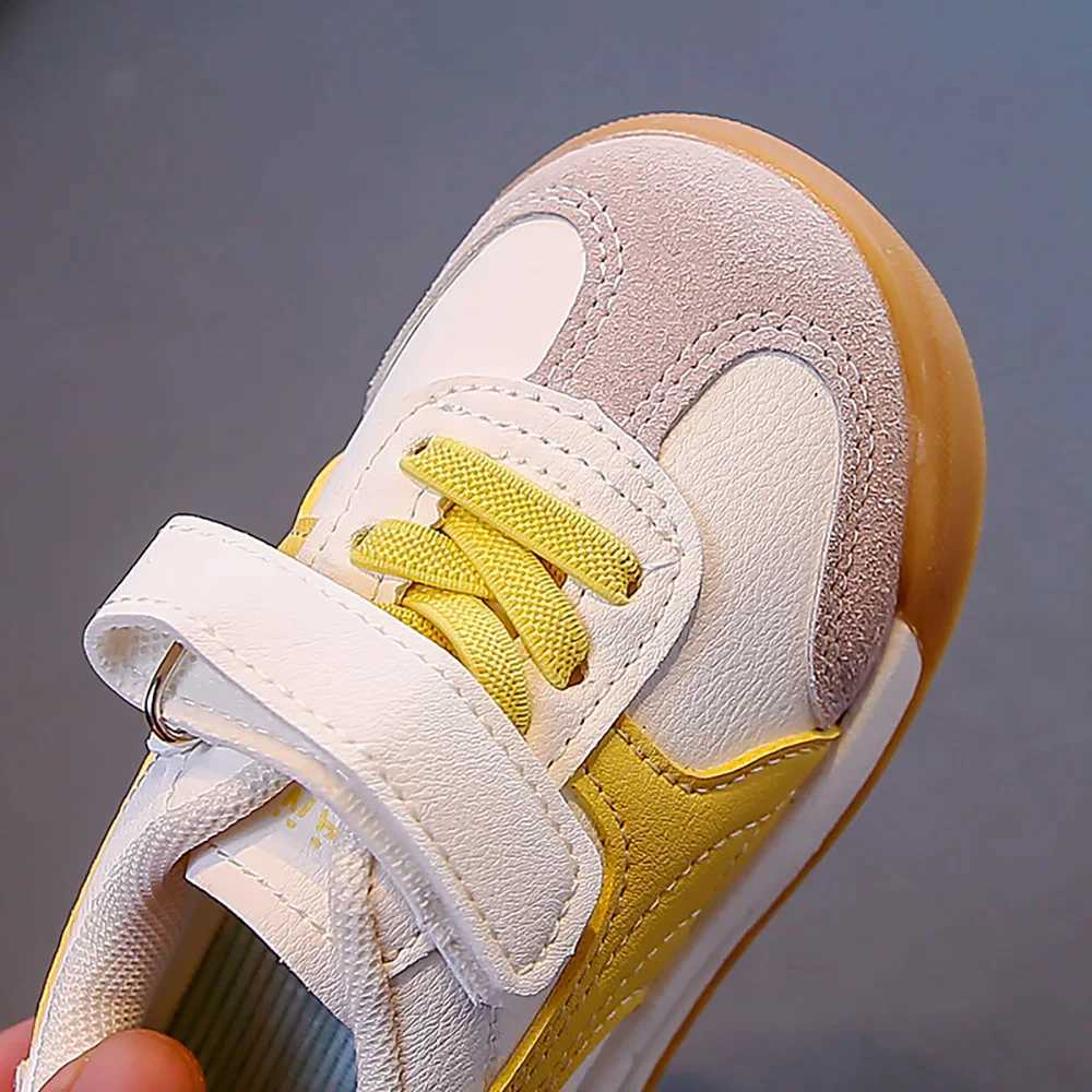 Autumn Sport Shoes For Children PU Leather Waterproof Boys Girls Tennis Shoes Softsoled Antislippery Kids Sneakers Footwear Y250912