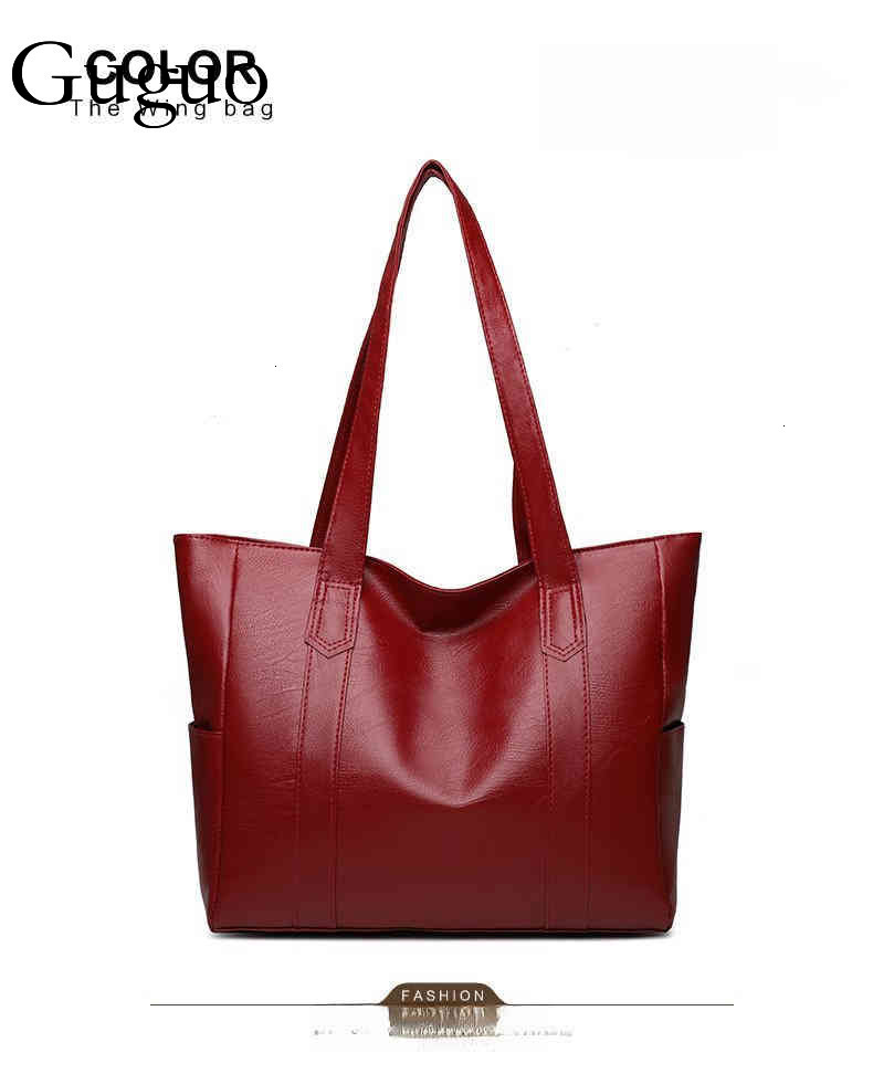 Guguo Free Shipping New Designer Bag Large Bag For Women 2025 Fashion Large Capacity Women's Bag Elegant Simple Handbag Soft Leather Texture Tote