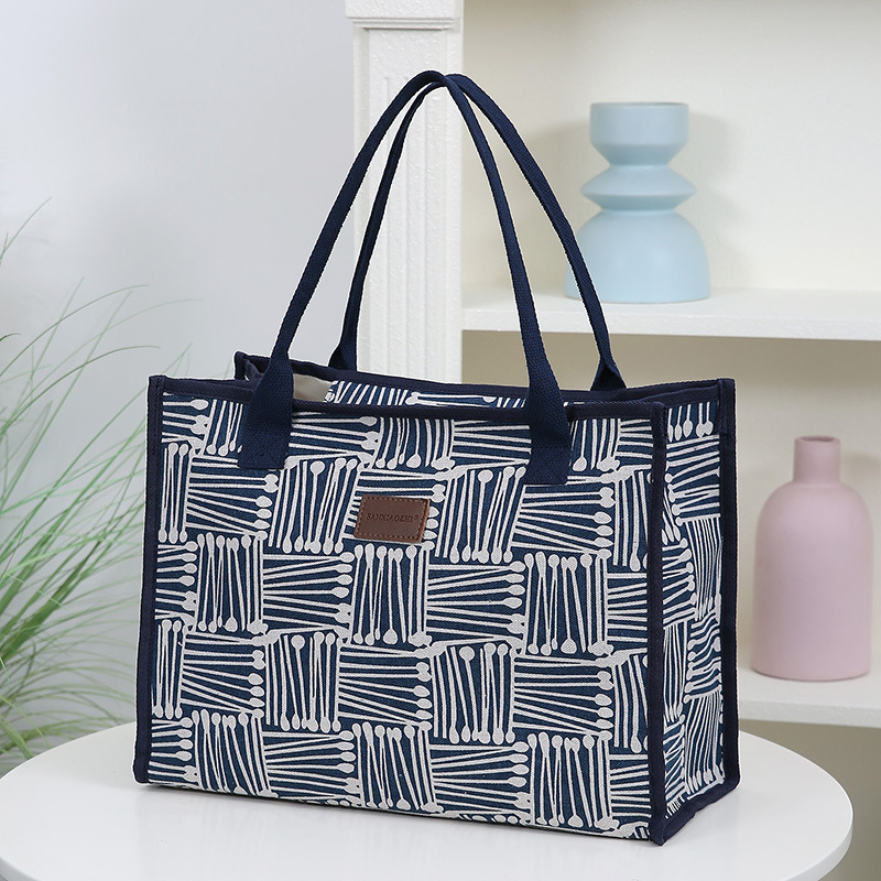 Korean Free Shipping Fashion Striped Tote Bag Autumn Winter Color Block Designer Bag Simple Texture Underarm Bag Commuter Shoulder Luxury Bag Bag Wome