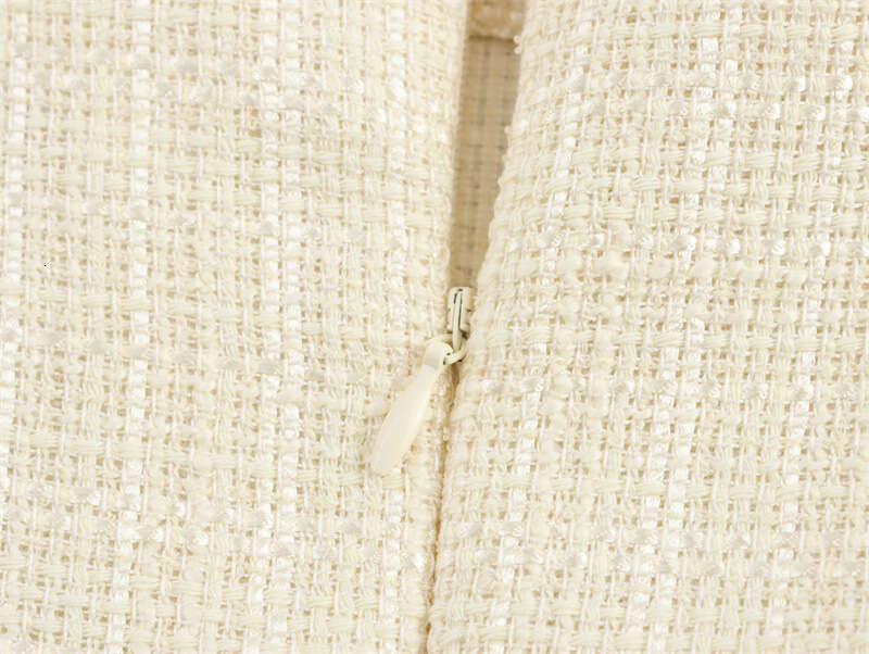 DHEssentials Spring New Set Little Chanel Sleeve Top Short Skirt French Design Versatile Niche Women's Style