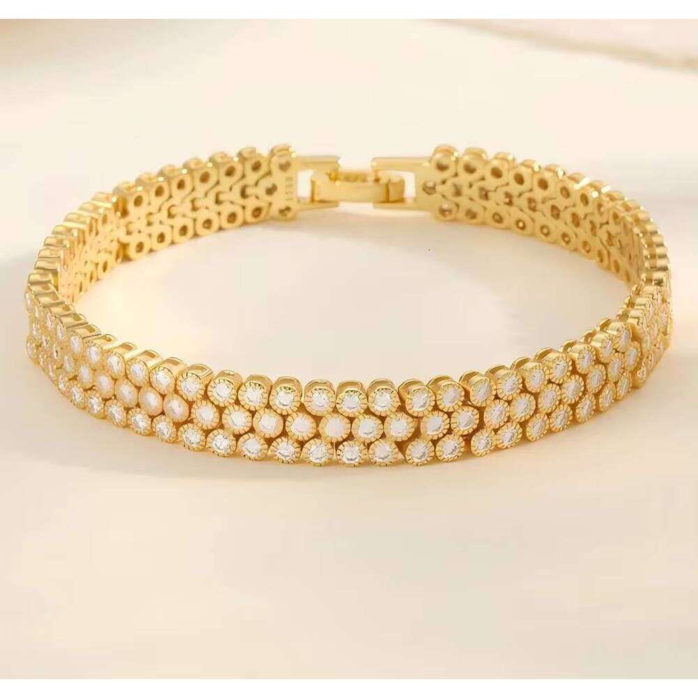 S Sier Moissanite Bracelet Design Fashion and Versatile Hand Accessory