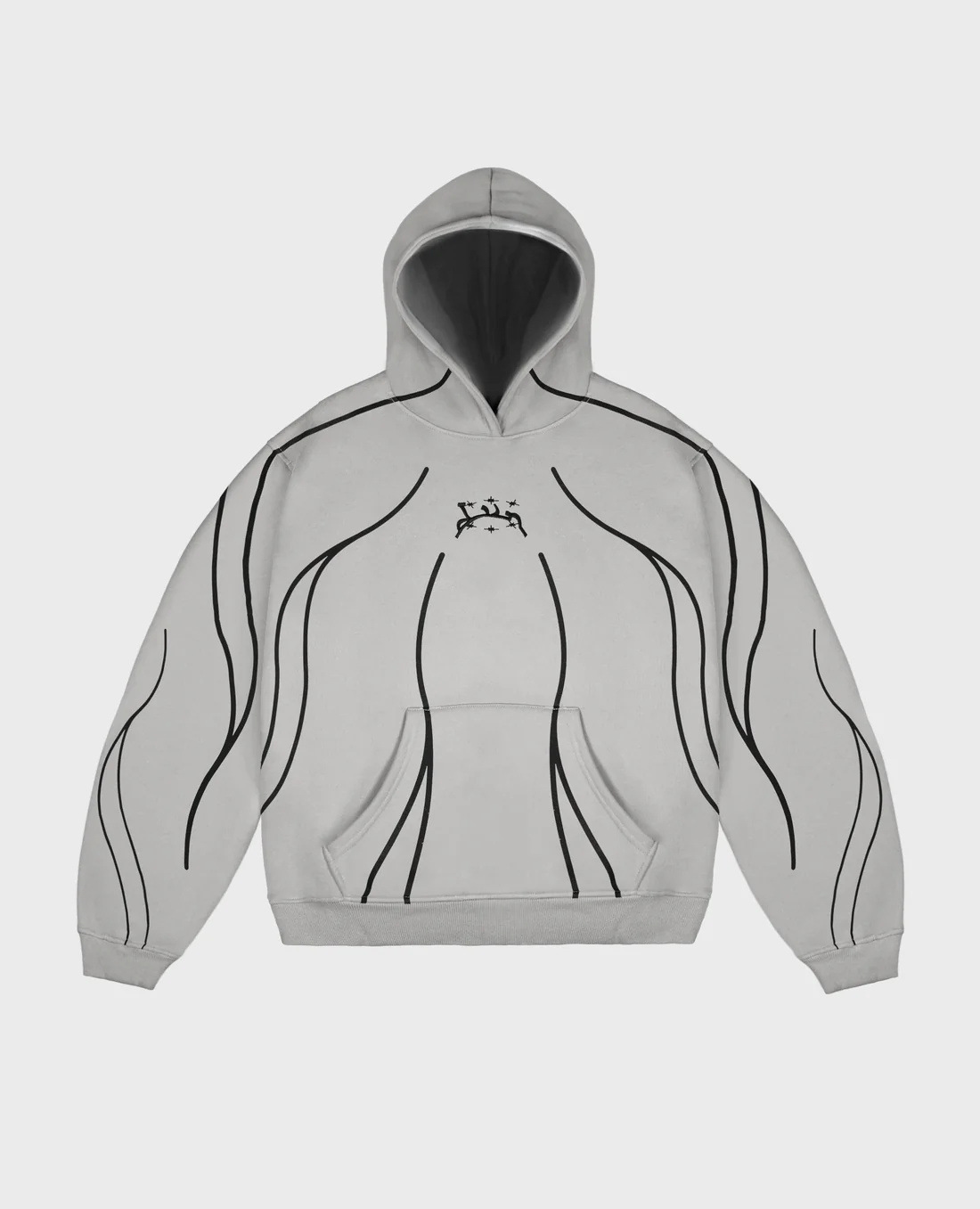 DIVINBYDIVIN Men's Designer Hoodies Harajuku Hip Hop Striped Graphic Print Oversized Sweatshirt Mens Womens Gothic Coats Jacket Clothes