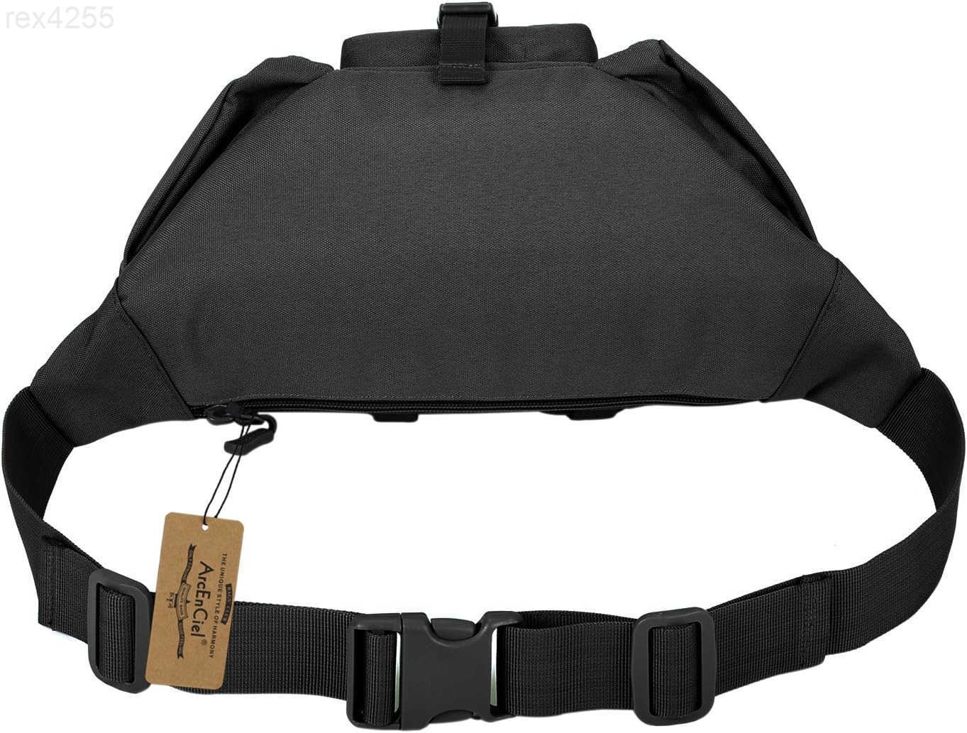 Tactical Fanny Pack for Men Waist Bag Hip Belt Outdoor Hiking Fishing Bumbag with PatchW250912