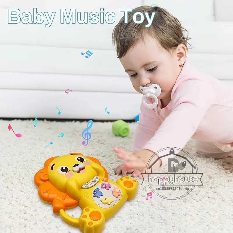 Musical Toys for Toddlers Kora Elephant Lion Baby Piano Light Up Musical Toys Baby Girl Toys Toddler Early Education Baby Toys C250912