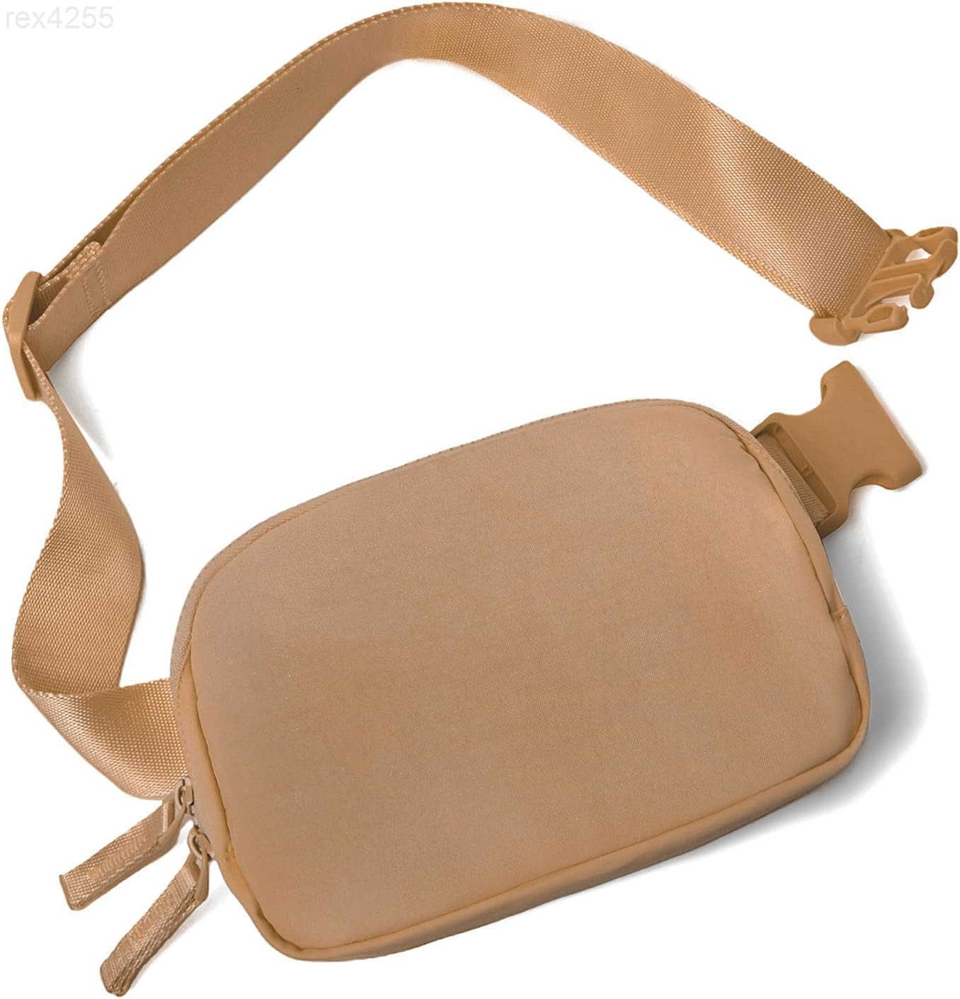 Bag for Women TwoWay Zipper Cross Body Fanny Pack Fashion Waist Packs Everywhere Belt Bag with Adjustable Strap Gifts for Teen Girls Women Men WhiteW2