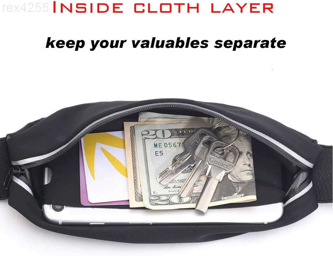 Fanny Pack Running Belt Waist Phone HolderBag Women Men for iPhone 15 14 13 12 11 pro MaxXs MaxXRX876s Plus 6SE for Galaxy SANote Gym Workout Fitness 