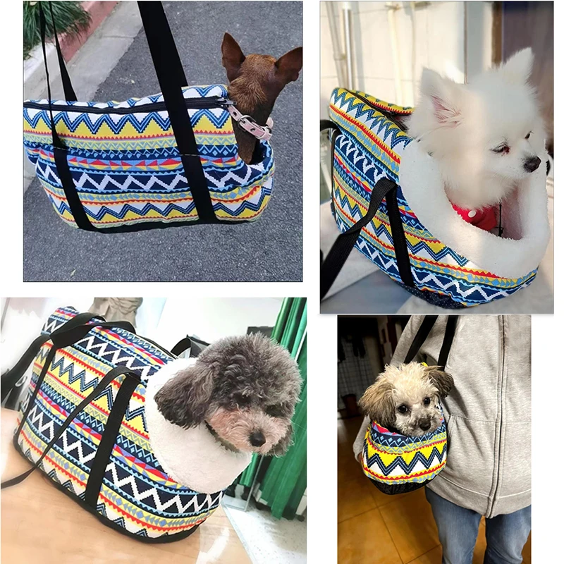 Luxury Pet Carrier for Small Dogs Soft Classic Dog Backpack Outdoor Cat Sling Bag Chihuahua Yorkshire Puppy Shoulder Bags Pet Handbag