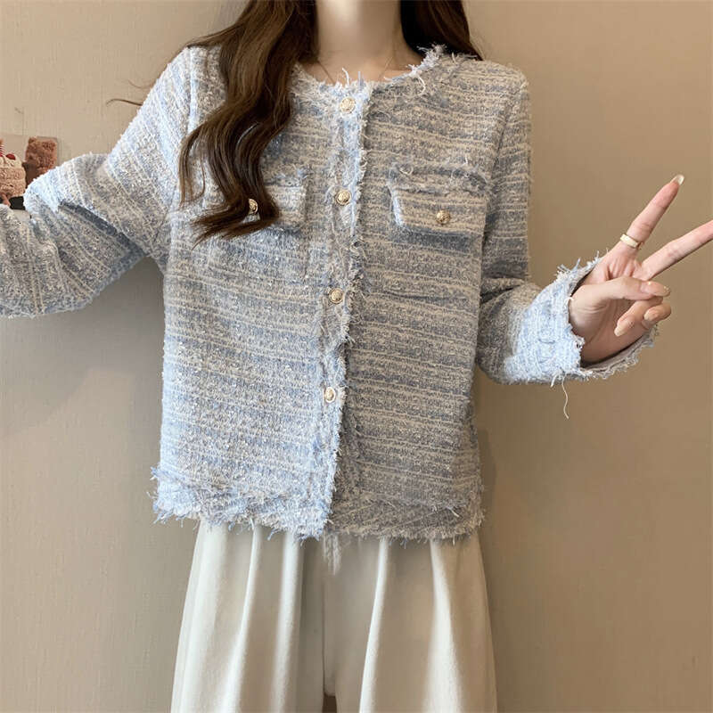 DHEssentials Chanel Style French Short Coat Women, Designed for Autumn, New Elegant Socialite High-end Temperament Top