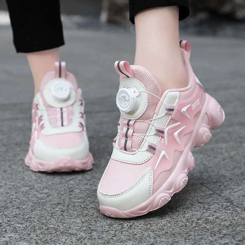 Children Shoes Luxury Origin Girls Sneaker Autumn Luxury PU Leather Platform Kids Casual Sneaker Girls Sports Shoes Size 2938 Y250912
