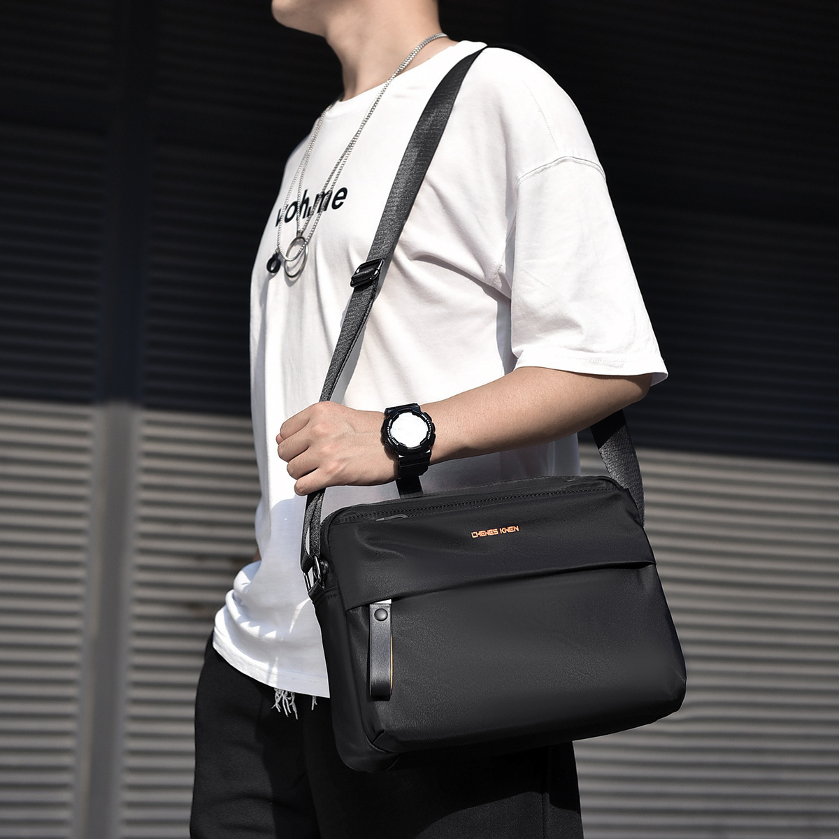 Men S Crossbody Bag New Fashion Large Luxury Bag Capacity Waterproof Casual Compact Convenient Designer Free Shipping Bag Storage Urban Travel Shoulde
