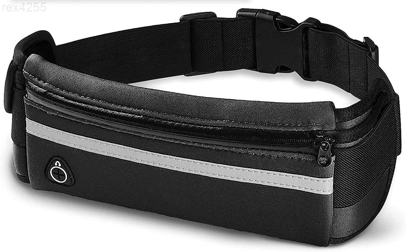 Running Belt Waist Pack Water Resistant Runners Belt Fanny Pack for Hiking Fitness Adjustable Running Pouch for Phones iPhone AndroidW250912