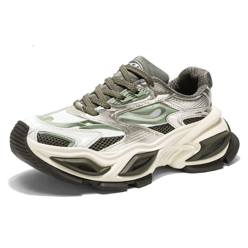 Light Luxury Designer Style 2025 Summer Mesh Breathable Sneakers Outdoor Dad Student Trendy Vintage Work Shoes