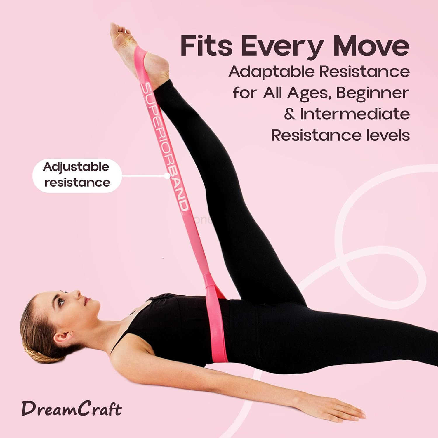 Ballet Stretch Bands for Exercise Dancer Stretching Bands Gymnastics Stretch Bands Ballet Bands for Stretching Long Resistance Bands Foot Stretcher Ba