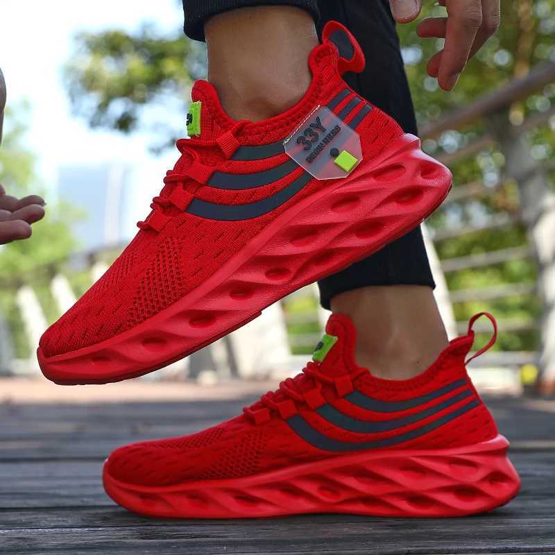 Mens Mesh Running Shoes Breathable Lightweight Sneakers Outdoor Mesh Black Running Shoes Athletic Jogging Tenis Walking Shoes W250912