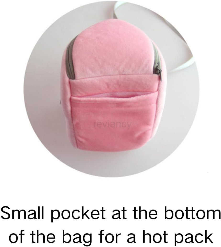 Small Pet Carrier Bag with Adjustable Shoulder Strap Hamster Travel Cage Breathable Carrier Portable Travel Carrier for Birds Sugar Glider Golden Hams