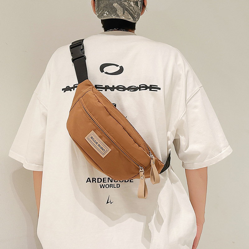 Waist Bag Outdoor Luxury Bag Casual Multi Layer New Large Designer Bag Capacity Oxford Cloth Crossbody Bag Free Shipping Fashion Sports Korean Style T