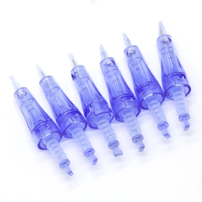 Bayonet Cartridges - Set of 100 for DR Pen A6 with Various Pin Configurations Including Single Use Options Micro Needle Cartridge 1 3 5 7 9 12 24 36 4
