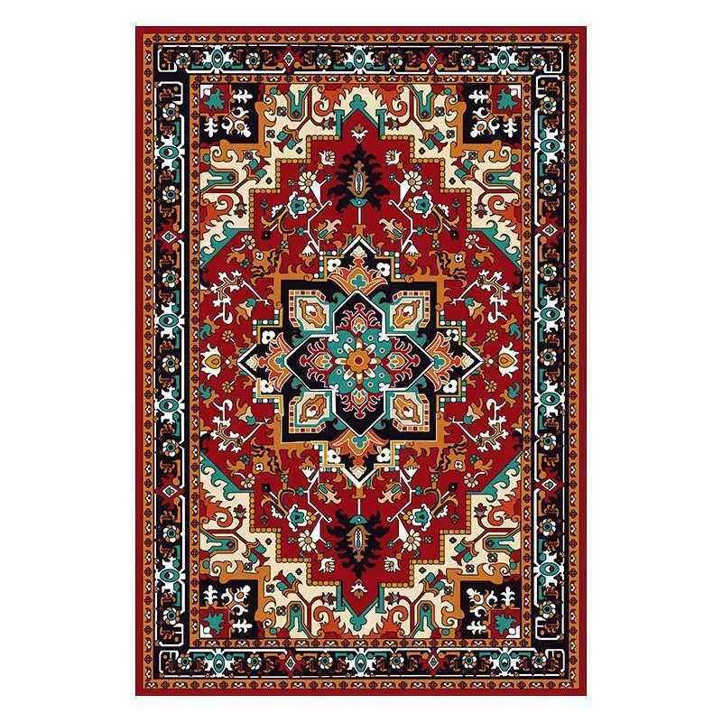 Retro Europe Bohemia Persia Style Carpet Living Room Sofa Bedroom Study Kitchen Entrance Door Mat Nonslip Luxury Decor Rug C250912