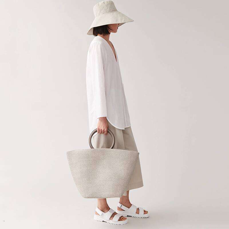 Designer Bag Tote Bag Shoulder Bag Niche Designer Trendy Brand Imitation Grass Woven Bag For Women Spring Summer New Large Capacity Beach Vacation Han