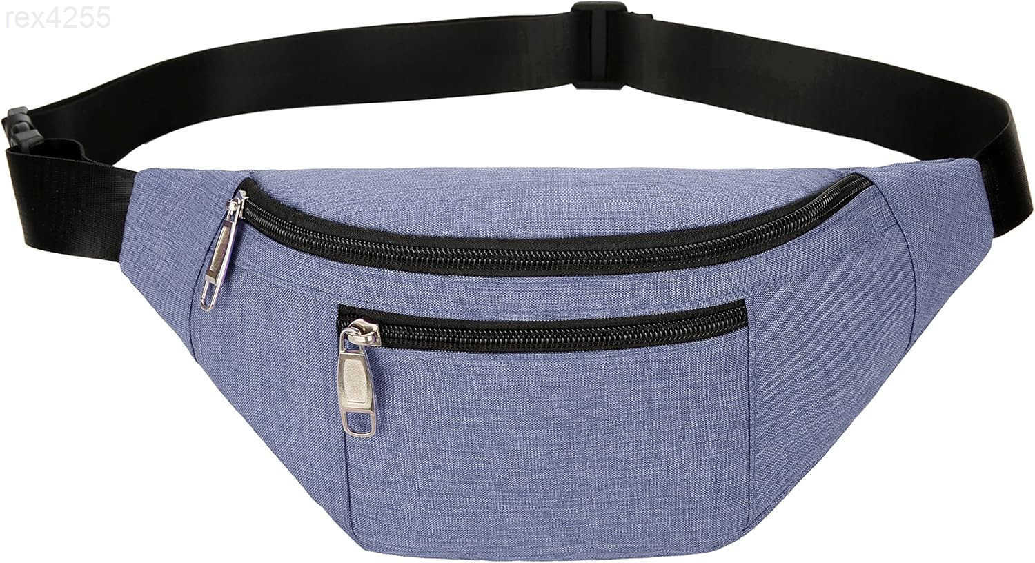 Fanny Pack for Men Women Fashion Waterproof Waist Packs with Adjustable Belt Casual Bag Bum Bags for Travel Sports RunningW250912
