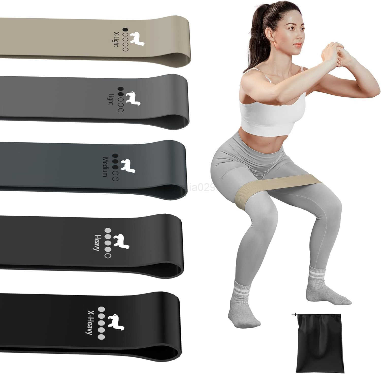 Resistance Loop Exercise Bands Set of 5 W250912