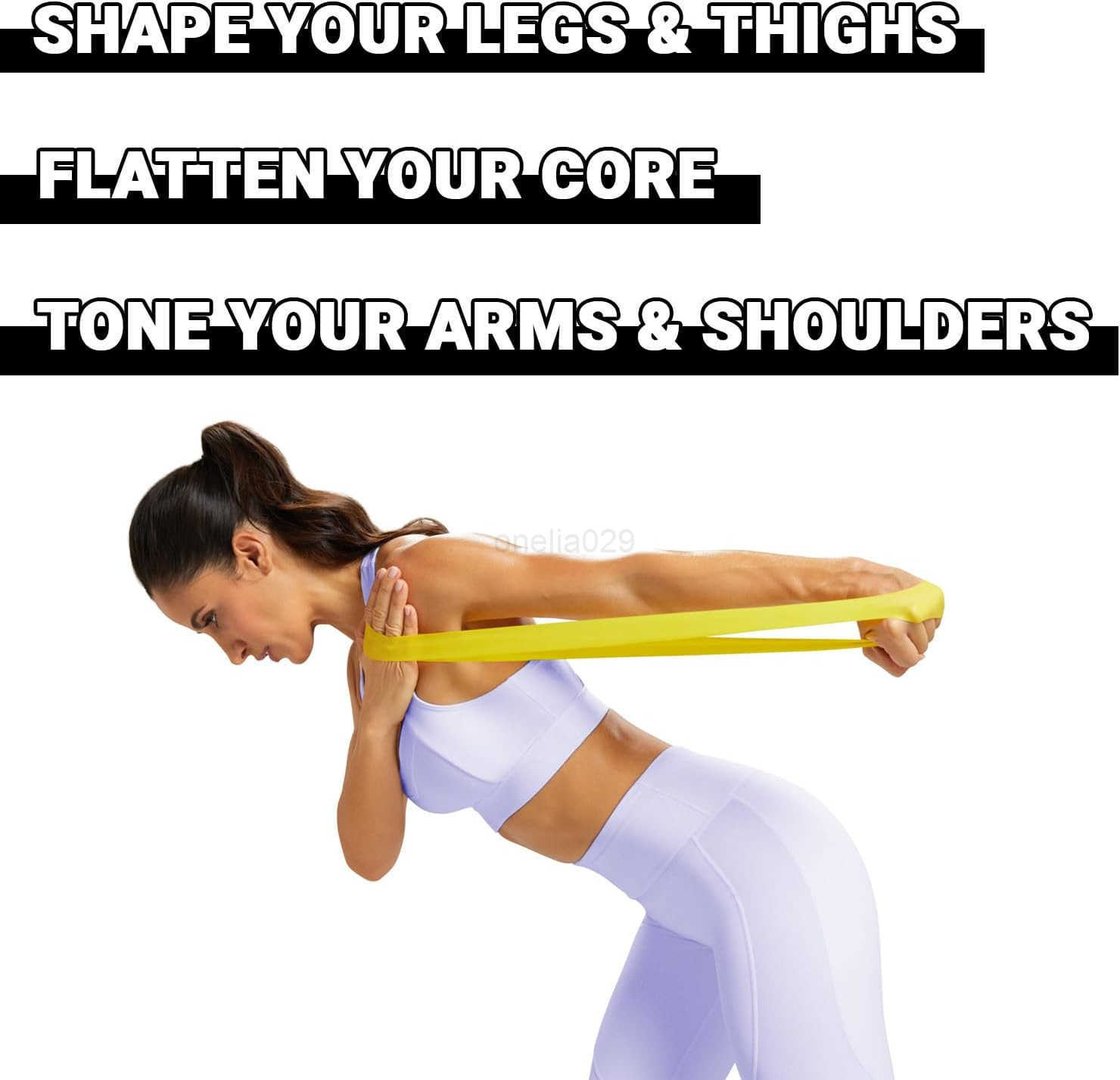 Resistance Bands for Booty and Thigh Workouts Unisex Strength Workout Exercise Loops for Women Men Light Medium Heavy Resistance LEvels 12 Inch 3 Pack