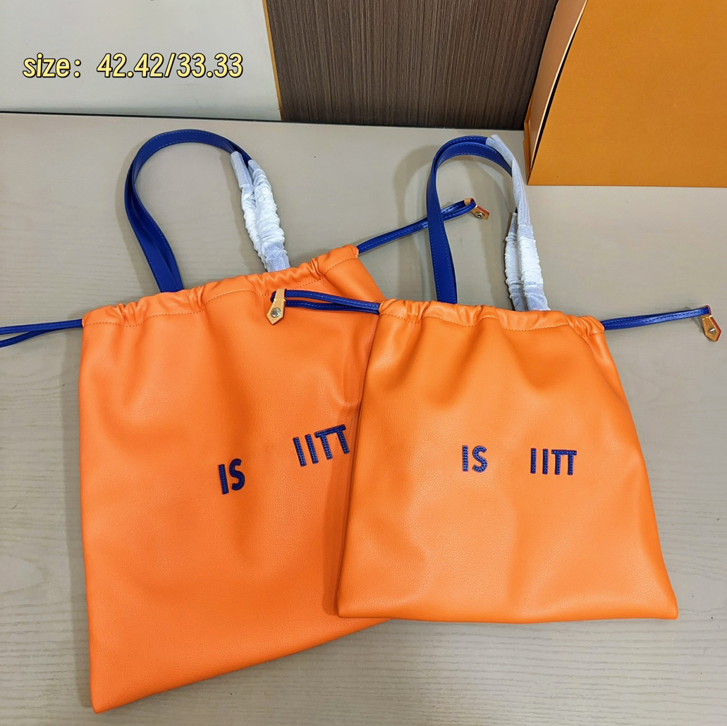 Womens Luxury Handbags Designer Dust Bag Tote bag Soft Leather Drawstring bag for women New Trendy Shopping bags Designer Weekend bag Tote For Travel Fashion With box