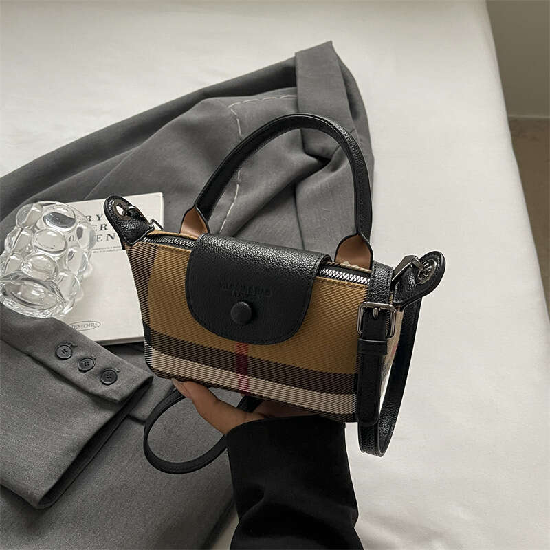 women designer bag shoulder bag casual flap grid Small square bag package for woman white black messenger bag