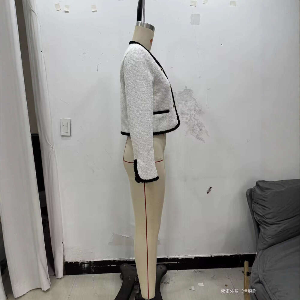 DHEssentials Z Brand Women's Clothing 2025 Autumn New Little Chanel Style Coat Feminine Chic Top 1293054