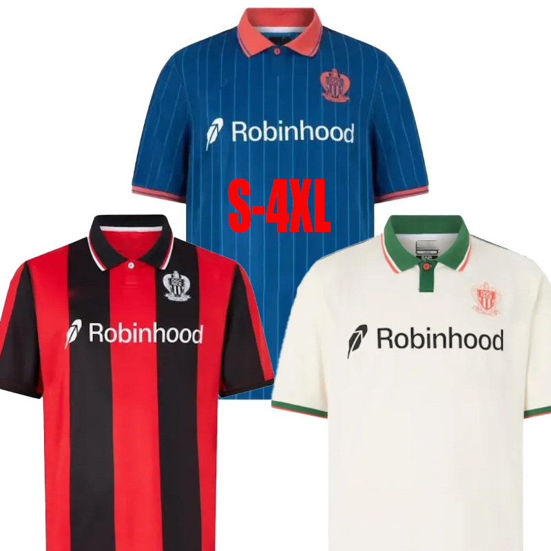 25 26 Maillot OGC Nice FC soccer jerseys GUESSAND T. MOFFI MOUKOKO NDOMBELE S. DIOP CHO 2025 2026 OGCNice ROSARIO DANTE BOGA BOUDAOUI maillot de foot football shirts