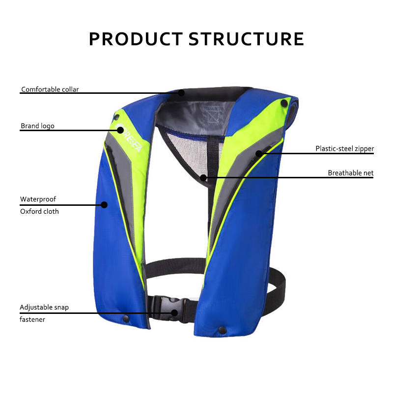 inflatable rescue vest life jacket life vest Professional water rescue equipment High-quality materials High buoyancy