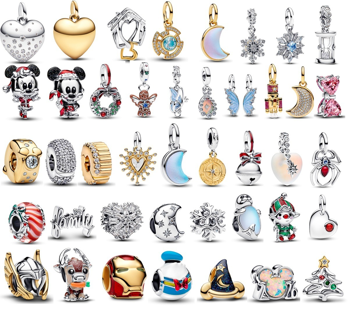 925 Sterling silver New Style Beaded Loose Beads Siver Beads Cheshire Cat Pendant DIY Jewelry Accessories