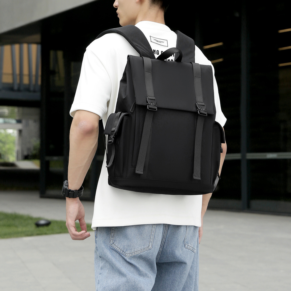 New Backpack Men S Free Shipping Business Commuting Multi Layer Computer Backpack Designer Bag Travel Large Capacity Backpack Luxury Bag Student Schoo