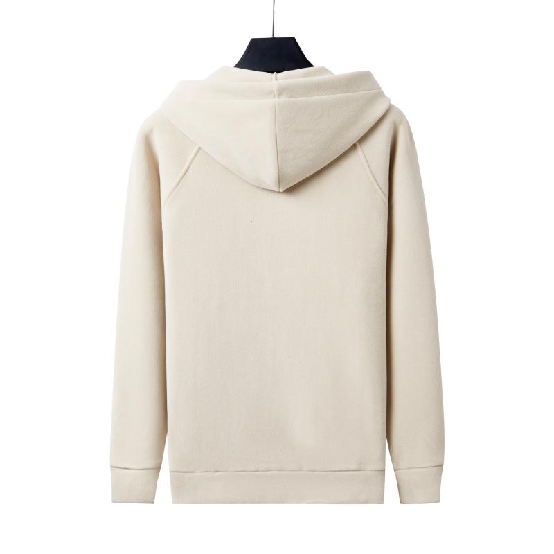 400g double-sided fleece zipper black hoodie sweatshirt with customizable design embroidered soft breathable fashionable and casual hoodie for man